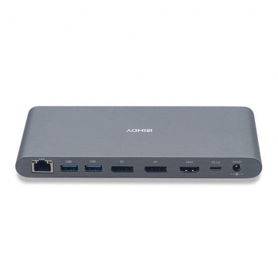 Docking Station Lindy Dock USB 3.2 Type-C PD 100W LY-43349