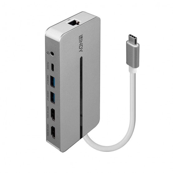 Docking Station Lindy DST-Mx Duo Mini Dock USB Type-C LY-43360