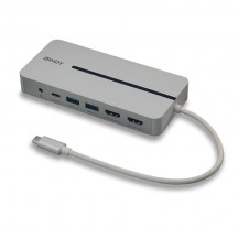 Docking Station Lindy DST-Mx Duo Mini Dock USB Type-C LY-43360