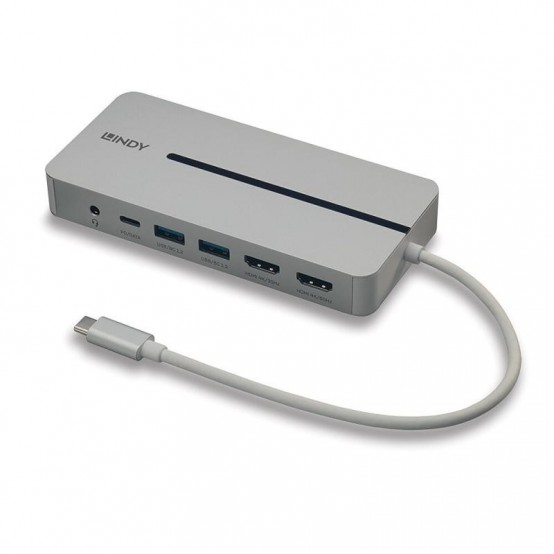Docking Station Lindy DST-Mx Duo Mini Dock USB Type-C LY-43360