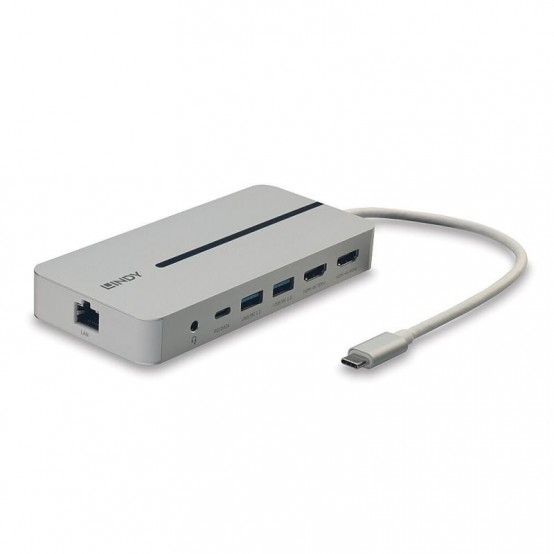 Docking Station Lindy DST-Mx Duo Mini Dock USB Type-C LY-43360