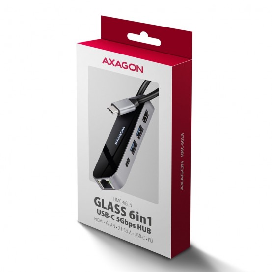 Hub Axagon  HMC-6GLN