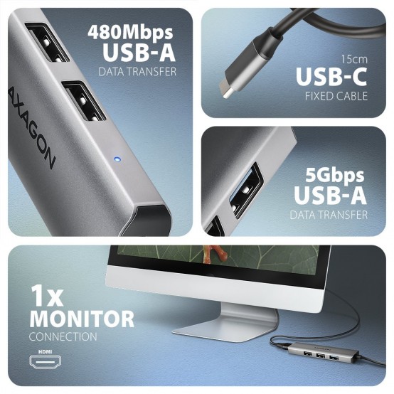 Hub Axagon  HMC-H3A