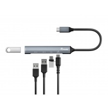 Hub Equip 5-Port USB 3.2 Gen 1/2.0 Hub with USB-C 100W USB PD 128962