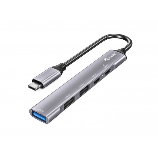 Hub Equip 5-Port USB 3.2 Gen 1/2.0 Hub with USB-C 100W USB PD 128962