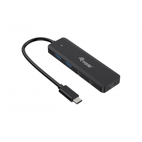 Hub Equip USB-C 4-Port USB 3.2 Gen 1 Hub, USB-C x 2, USB-A x 2 128964
