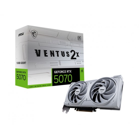 Placa video MSI GeForce RTX 5070 12G VENTUS 2X OC WHITE V532-004R