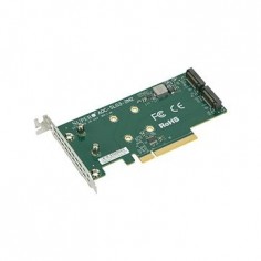 Adaptor Supermicro PCI-E Add-On Card for up to two NVMe SSDs AOC-SLG3-2M2