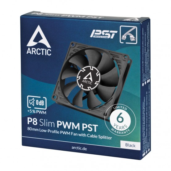 Ventilator Arctic P8 Slim PWM PST ACFAN00295A