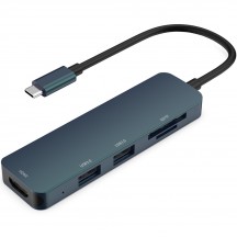 Adaptor HP USB-C - HDMI/USB/SD/TF DHC-CT203
