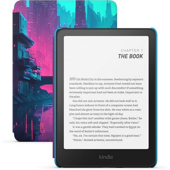 Tableta Amazon Kindle Paperwhite Kids Jeunes - 12th Gen 16GB - Cyber City KNDLPPWKDSCCCA