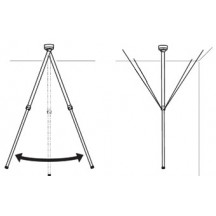 Suport Axis T91B50 Telescopic Ceiling Mount 5507-451