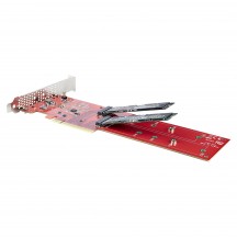 Adaptor StarTech.com Dual M.2 NVMe / AHCI | PCIe 4.0 x8 or x16 Slot | Bifurcation DUAL-M2-PCIE-CARD-B