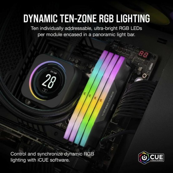 Memorie Corsair Vengeance RGB CMH96GX5M2B6400C32