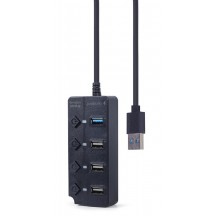 Hub Gembird  UHB-U3P1U2P3P-01