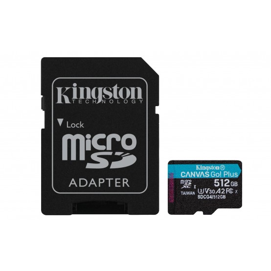 Card memorie Kingston Canvas Go! Plus microSDXC SDCG4/512GB