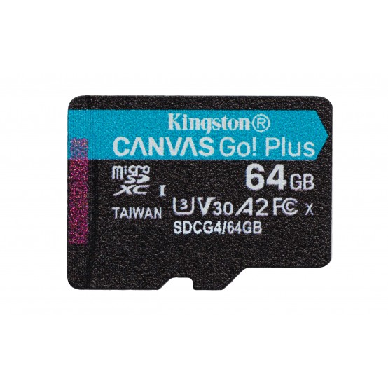 Card memorie Kingston Canvas Go! Plus microSDXC SDCG4/64GBSP