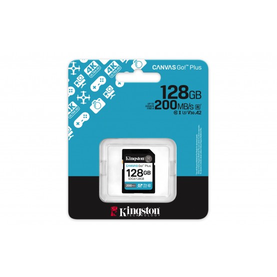 Card memorie Kingston Canvas Go! Plus SDXC SDG4/128GB