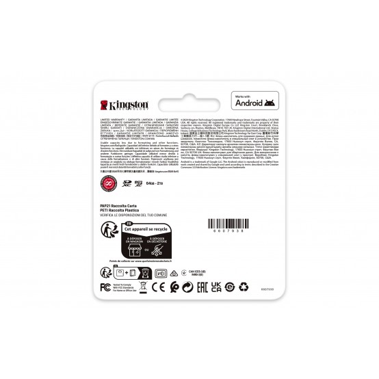 Card memorie Kingston Canvas Go! Plus SDXC SDG4/128GB