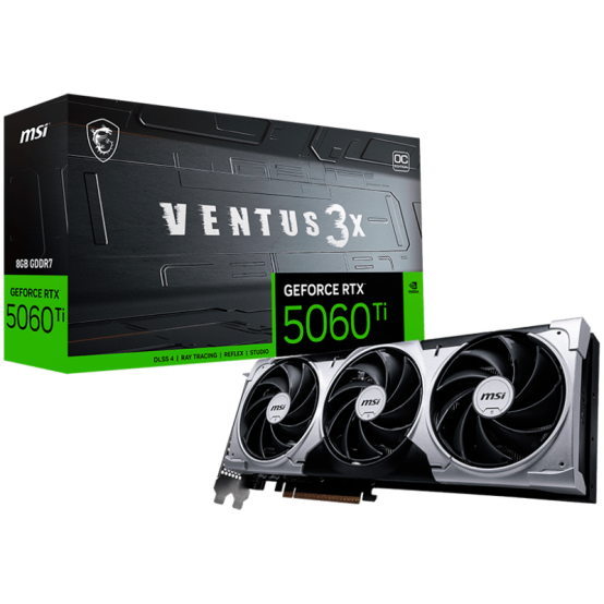 Placa video MSI GeForce RTX 5060 TI 8G VENTUS 3X OC