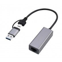 Placa de retea Gembird A-USB3AC-LAN2G-01