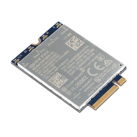Placa de retea Lenovo ThinkPad Quectel EM160R-GL 4G LTE-A Cat 16 M.2 WWAN Module for X1 Carbon Gen 12/P16v Gen 2 4XC1Q24436