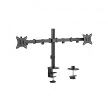 Suport Gembird Adjustable desk 2-display mounting arm (tilting), 13”-27”, up to 7 kg MA-D2-01