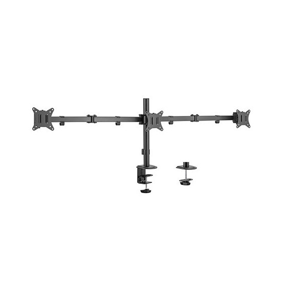 Suport Gembird Adjustable desk 3-display mounting arm (rotate, tilt, swivel), 17”-27”, up to 7 kg MA-D3-01