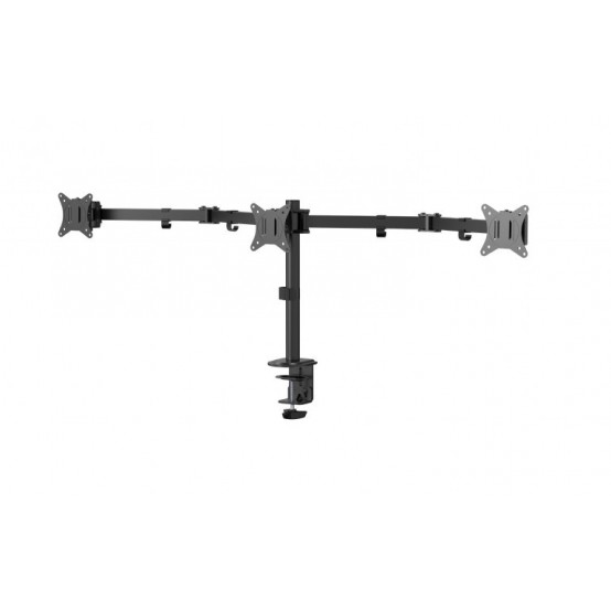Suport Gembird Adjustable desk 3-display mounting arm (rotate, tilt, swivel), 17”-27”, up to 7 kg MA-D3-01