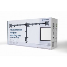Suport Gembird Adjustable desk 3-display mounting arm (rotate, tilt, swivel), 17”-27”, up to 7 kg MA-D3-01