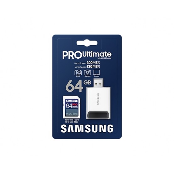 Card memorie Samsung PRO Ultimate MB-SY64SB/WW