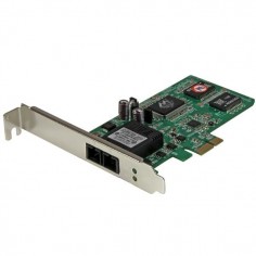 Placa de retea StarTech.com PCI Express (PCIe) Gigabit Ethernet Multimode SC Fiber Network Card Adapter NIC - 550m - TAA PEX100