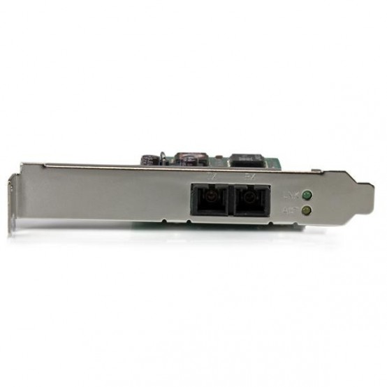 Placa de retea StarTech.com PCI Express (PCIe) Gigabit Ethernet Multimode SC Fiber Network Card Adapter NIC - 550m - TAA PEX100