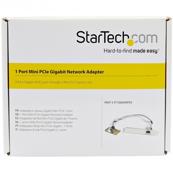 Placa de retea StarTech.com Mini PCI Express Gigabit Ethernet Network Adapter NIC Card - TAA ST1000SMPEX