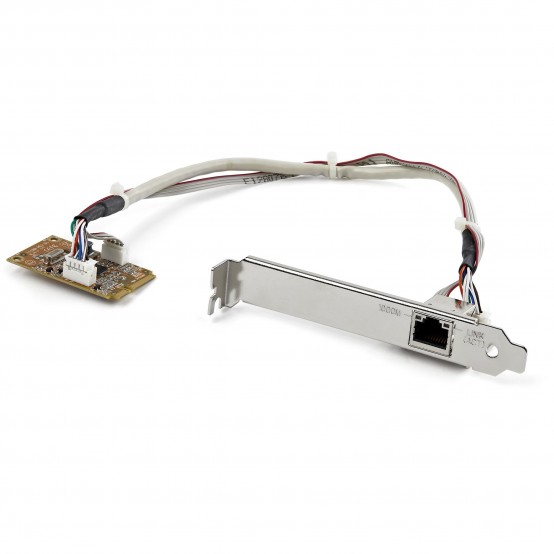 Placa de retea StarTech.com Mini PCI Express Gigabit Ethernet Network Adapter NIC Card - TAA ST1000SMPEX