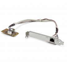 Placa de retea StarTech.com Mini PCI Express Gigabit Ethernet Network Adapter NIC Card - TAA ST1000SMPEX