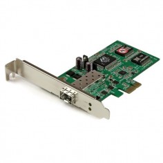 Placa de retea StarTech.com PCI Express Gigabit Ethernet Fiber Network Card w/ Open SFP - PCIe SFP Network Card Adapter NIC - T