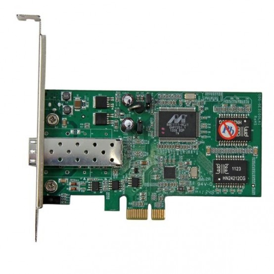 Placa de retea StarTech.com PCI Express Gigabit Ethernet Fiber Network Card w/ Open SFP - PCIe SFP Network Card Adapter NIC - T