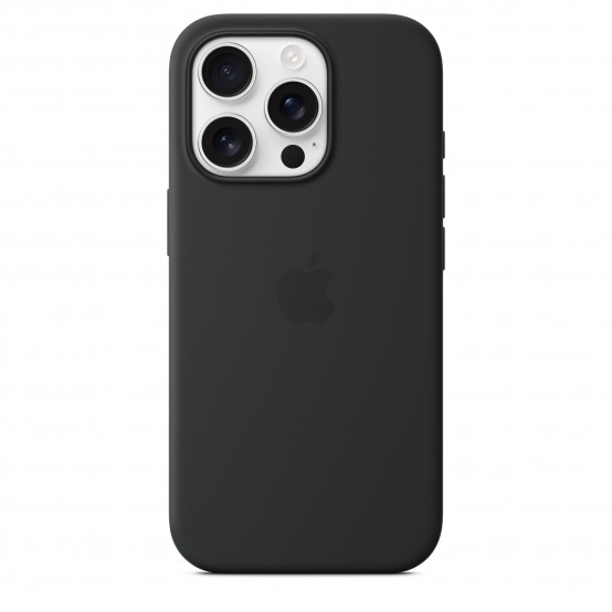 Husa Apple iPhone 16 Pro Silicone Case with MagSafe - Black MYYJ3ZM/A