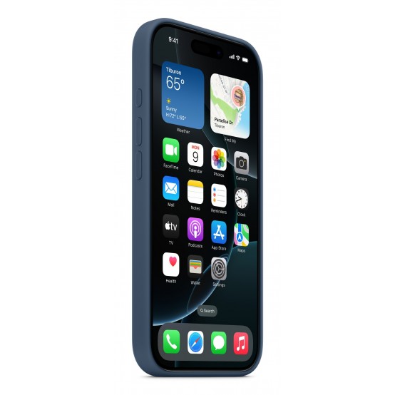 Husa Apple iPhone 16 Pro Silicone Case with MagSafe – Denim MYYK3ZM/A