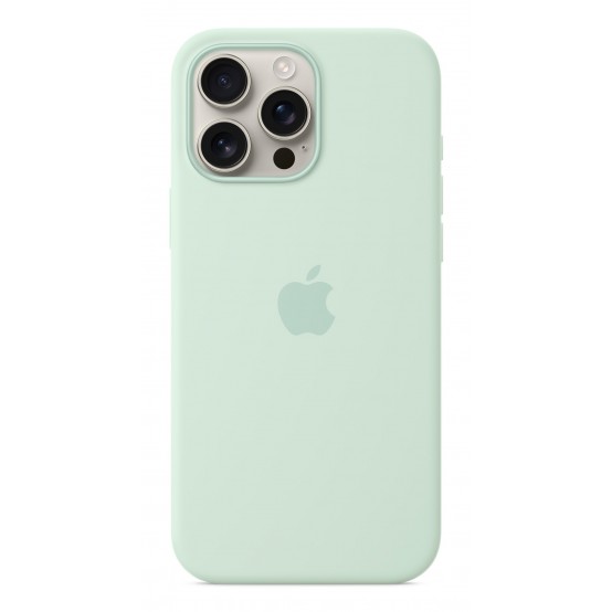 Husa Apple iPhone 16 Pro Max Silicone Case with MagSafe - Aquamarine MDGY4ZM/A
