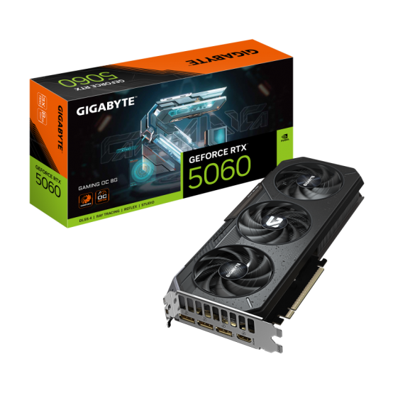 Placa video GigaByte GeForce RTX 5060 GAMING OC 8G GV-N5060GAMING OC-8GD