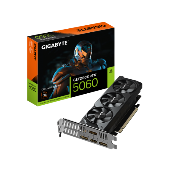 Placa video GigaByte GeForce RTX 5060 OC Low Profile 8G GV-N5060OC-8GL