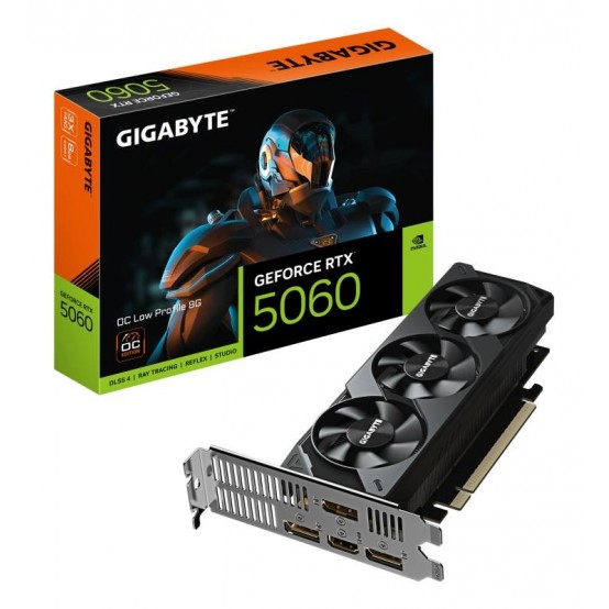 Placa video GigaByte GeForce RTX 5060 OC Low Profile 8G GV-N5060OC-8GL