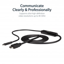 Cablu StarTech.com Ultra HD USB Type-C to 4K HDMI 2.0b Video Adapter Cable CDP2HDMM1MB