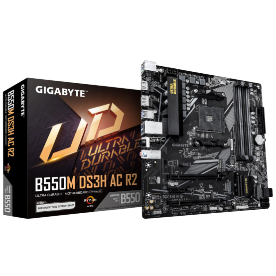 Placa de baza GigaByte  B550M DS3H AC R2