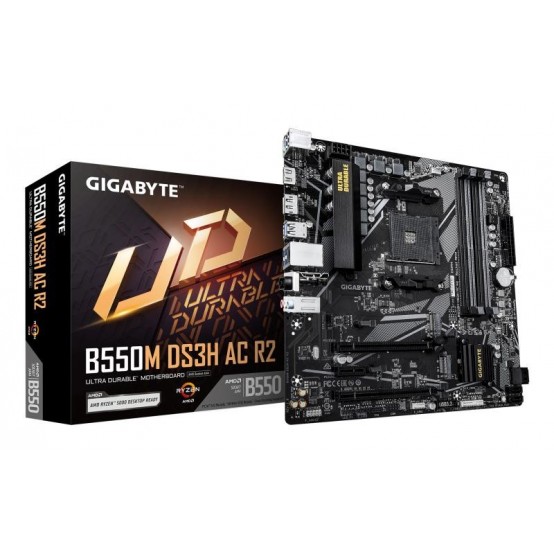Placa de baza GigaByte  B550M DS3H AC R2
