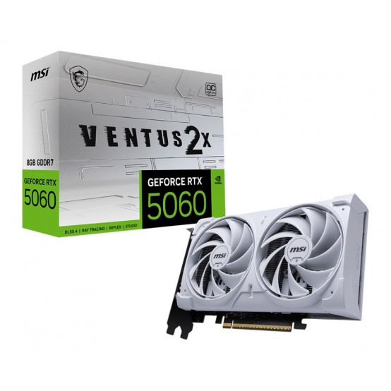 Placa video MSI  GeForce RTX 5060 8G VENTUS 2X OC WHITE