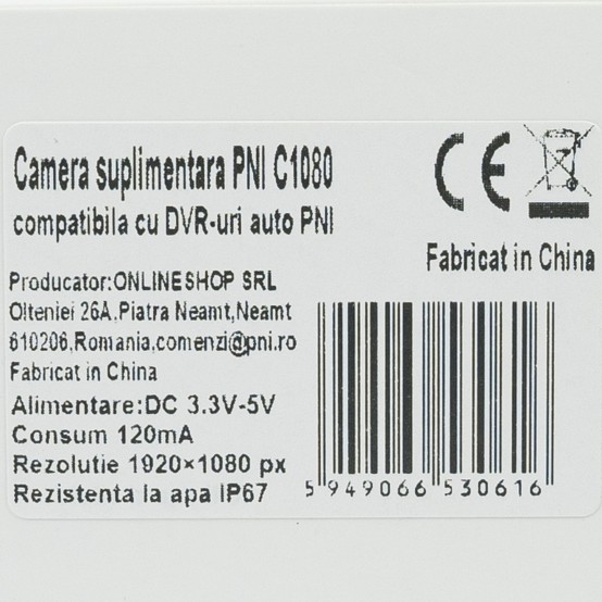 Camera de bord PNI  PNI-C1080