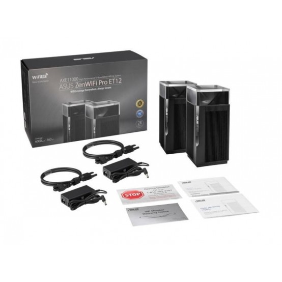 Router ASUS ZenWiFi Pro ET12 (2-PK) 90IG05Z0-MO3A20